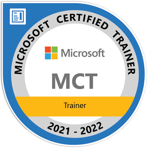 Microsoft Certified Trainer (since 2001)